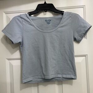 Brandy Melville Sky Blue Crop Top
